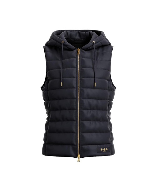 TATRAS（タトラス）の「TATRAS(タトラス) ELYNE エリーネ（ダウンベスト・レディース・ブラック/アイボリー/ネイビー/レッド/カーキ/ベージュ/チャコールグレー・1/2/3/4）」の6枚目の写真