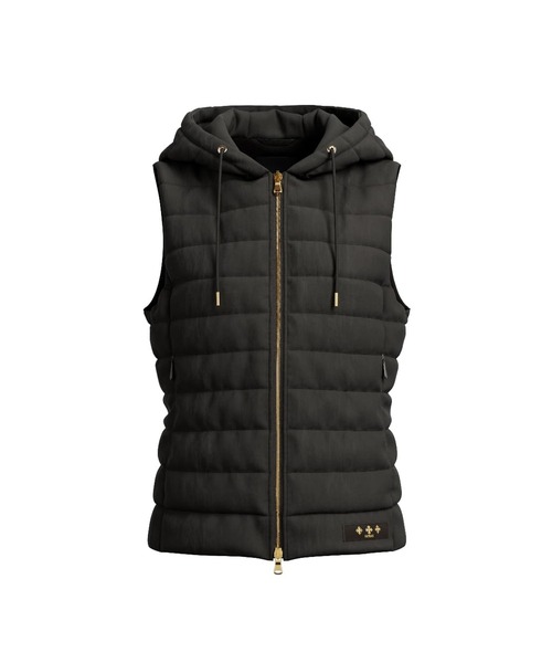 TATRAS（タトラス）の「TATRAS(タトラス) ELYNE エリーネ（ダウンベスト・レディース・ブラック/アイボリー/ネイビー/レッド/カーキ/ベージュ/チャコールグレー・1/2/3/4）」の3枚目の写真