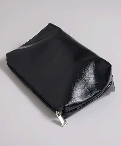 MUHET(ミュエータ)の「synthetic leather shoulder bag / ポーチ付き合皮ショルダーバッグ(ショルダーバッグ・レディース・ブラック/ブラウン・FREE)」の19枚目の写真