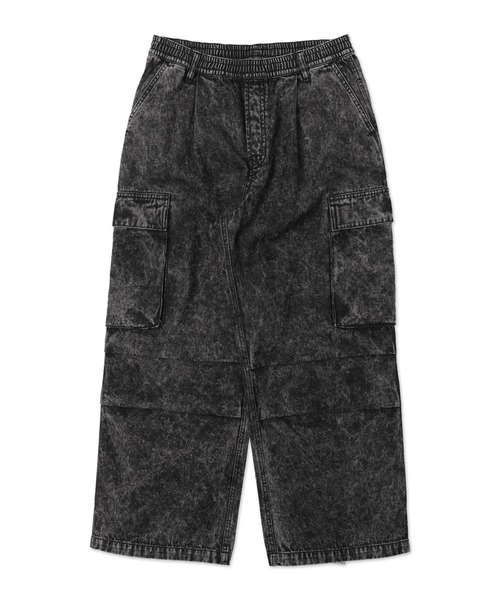 WEGO（ウィゴー）の「WEGO/デニムイージーカーゴパンツ（カーゴパンツ・メンズ・コバルトブルー/ブラック系2/ブラック系3/スカイブルー/ライトインディゴブルー・SMALL/MEDIUM/LARGE）」の7枚目の写真