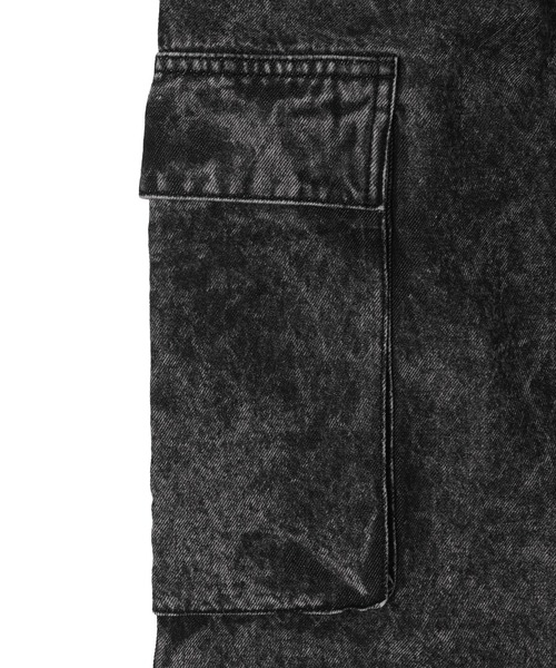 WEGO（ウィゴー）の「WEGO/デニムイージーカーゴパンツ（カーゴパンツ・メンズ・コバルトブルー/ブラック系2/ブラック系3/スカイブルー/ライトインディゴブルー・SMALL/MEDIUM/LARGE）」の12枚目の写真