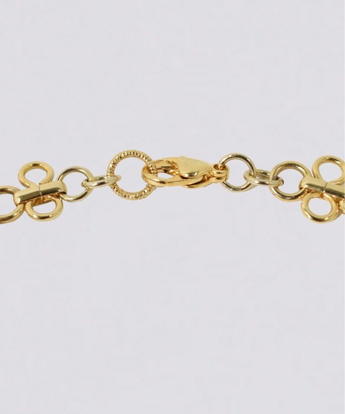 kiehtova（キエトヴァ）の「【kiehtova】FLOUR CHAIN NECKLACE/フラワーチェーンネックレス（ネックレス・レディース・シルバー/ゴールド・FREE）」の4枚目の写真