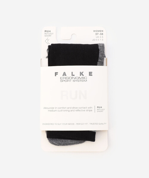 FALKE（ファルケ）の「FALKE ERGONOMIC SPORT SYSTEM | 16234 RU4 SHORT REFLECT SOCKS WOMEN（ソックス/靴下・レディース・ブラック系その他/ピンク系その他/ホワイト系その他・37/38）」の4枚目の写真