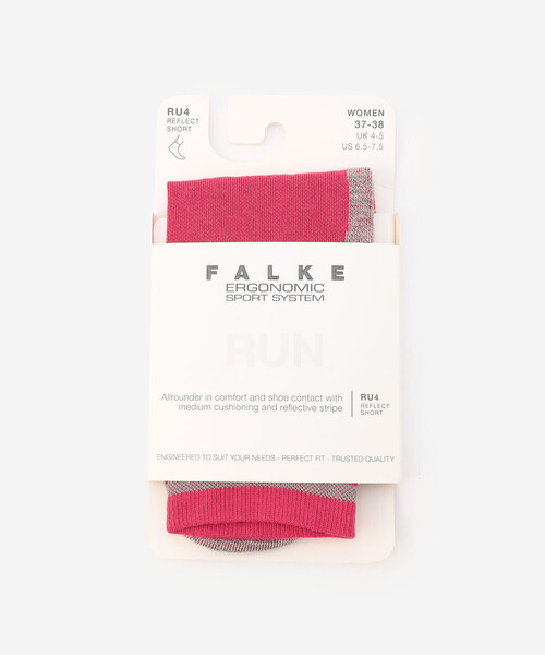 FALKE（ファルケ）の「FALKE ERGONOMIC SPORT SYSTEM | 16234 RU4 SHORT REFLECT SOCKS WOMEN（ソックス/靴下・レディース・ブラック系その他/ピンク系その他/ホワイト系その他・37/38）」の12枚目の写真