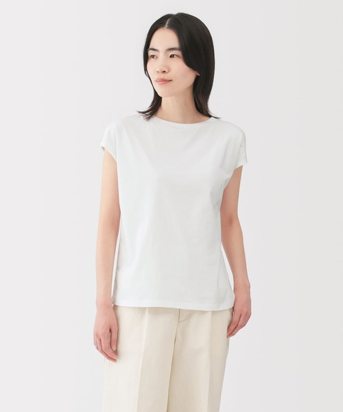 婦人 天竺編みフレンチスリーブTシャツ（Tシャツ/カットソー）｜無印