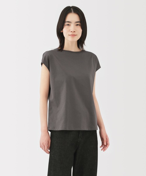 婦人 天竺編みフレンチスリーブTシャツ（Tシャツ/カットソー）｜無印