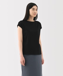 婦人 天竺編みフレンチスリーブTシャツ