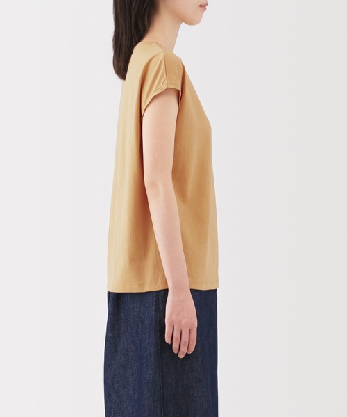 婦人 天竺編みフレンチスリーブTシャツ（Tシャツ/カットソー）｜無印