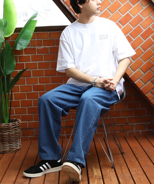 HUF(ハフ)の「HUF ロゴ半袖シャツ(Tシャツ/カットソー・メンズ・ホワイト系2/ホワイト系1/ブラック系1/ブラック系2・X-LARGE/MEDIUM/LARGE)」の18枚目の写真