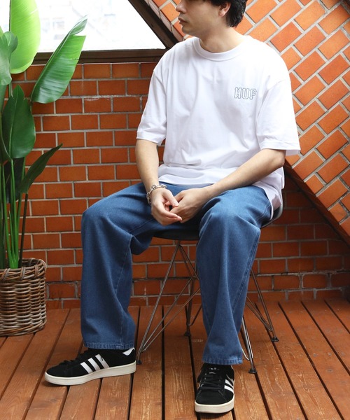HUF(ハフ)の「HUF ロゴ半袖シャツ(Tシャツ/カットソー・メンズ・ホワイト系2/ホワイト系1/ブラック系1/ブラック系2・X-LARGE/MEDIUM/LARGE)」の19枚目の写真