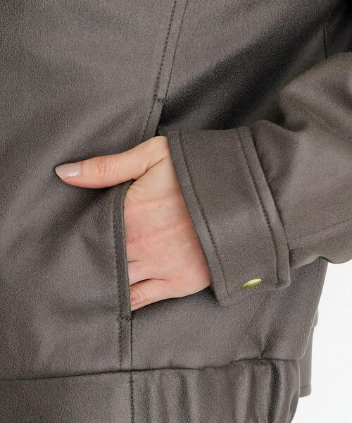 THE SHOP TK (ザ ショップ ティーケー )の「ノーカラーブルゾン(ブルゾン・レディース・ベージュ/スミクロ・12/13)」の16枚目の写真