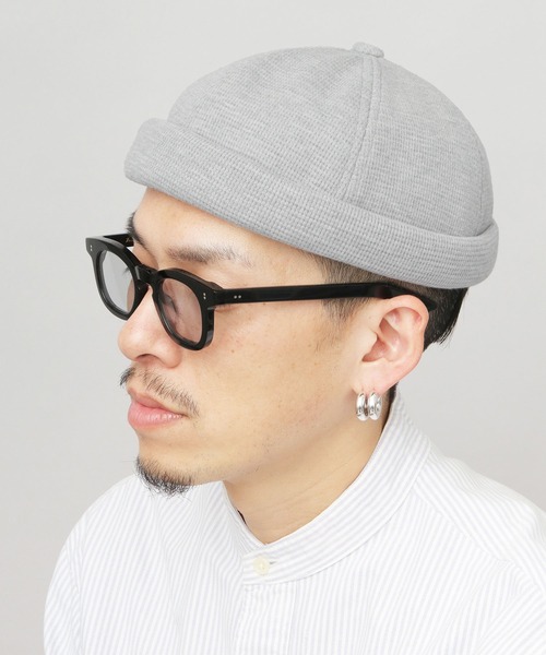 A.M.S.（エーエムエス）の「サーマル ロールキャップ（フィッシャーマンキャップ）（キャップ・メンズ・オフホワイト/ブラック/ライトグレー・FREE）」の15枚目の写真