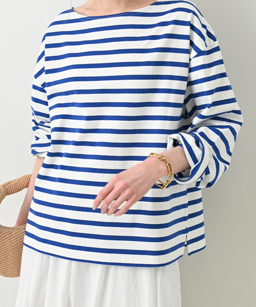 SLOBE IENA ボーダーロンTEE SLOBE IENA（スローブイエナ）の「ボーダーロンTEE（Tシャツ