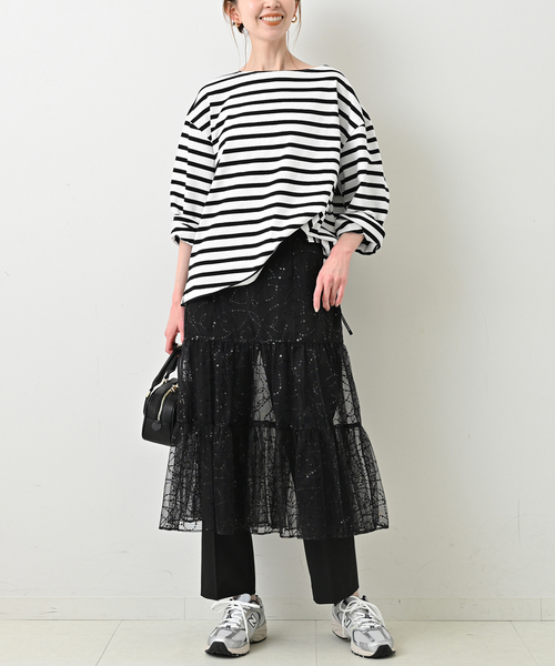 SLOBE IENA（スローブイエナ）の「ボーダーロンTEE（Tシャツ