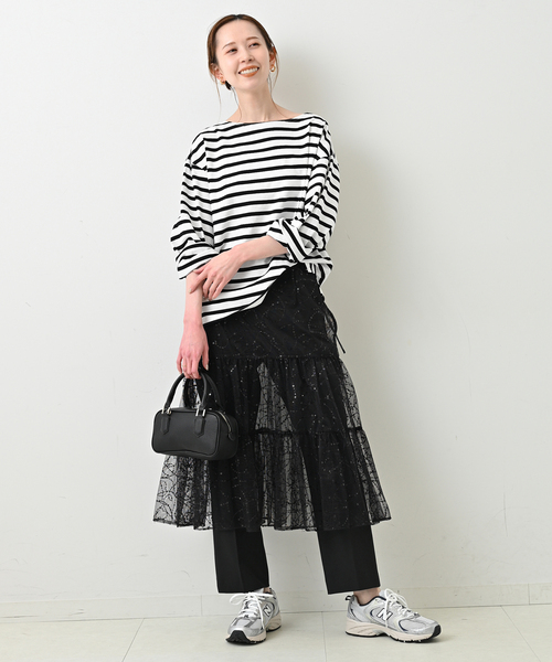 SLOBE IENA ボーダーロンTEE SLOBE IENA（スローブイエナ）の「ボーダーロンTEE（Tシャツ