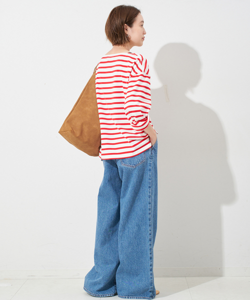 今季ブランド ボーダーロンTEE（Tシャツ/カットソー）｜SLOBE IENA トップス