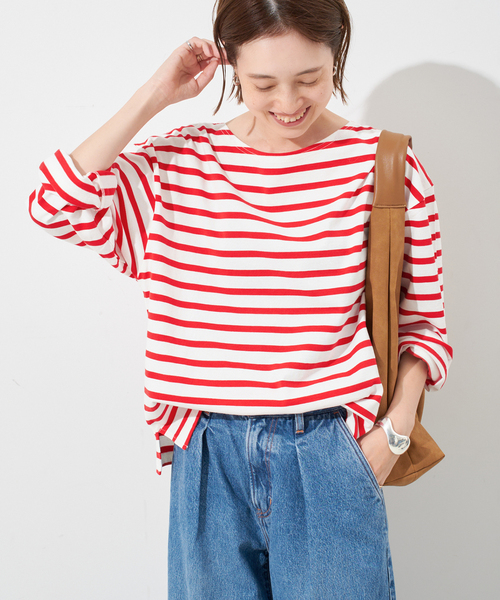 セール】ボーダーロンTEE（Tシャツ/カットソー）｜SLOBE IENA