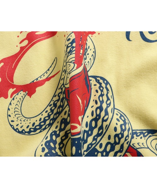 ROTAR(ローター)の「Snake crush Tee(Tシャツ/カットソー・メンズ・ライトイエロー/サックスブルー/ホワイト・SMALL/MEDIUM/LARGE/X-LARGE)」の11枚目の写真