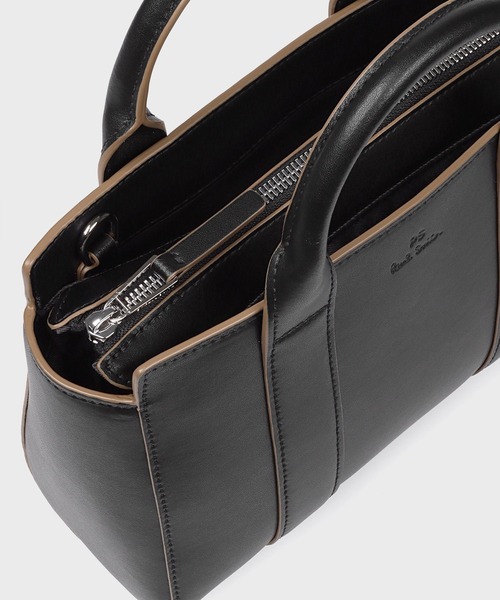 Paul Smith（ポールスミス）の「PS Paul Smith Everyday 2WAYショルダーバッグ / 555402 WB040S（ショルダーバッグ・レディース・グレイッシュベージュ/ブラック・FREE）」の4枚目の写真