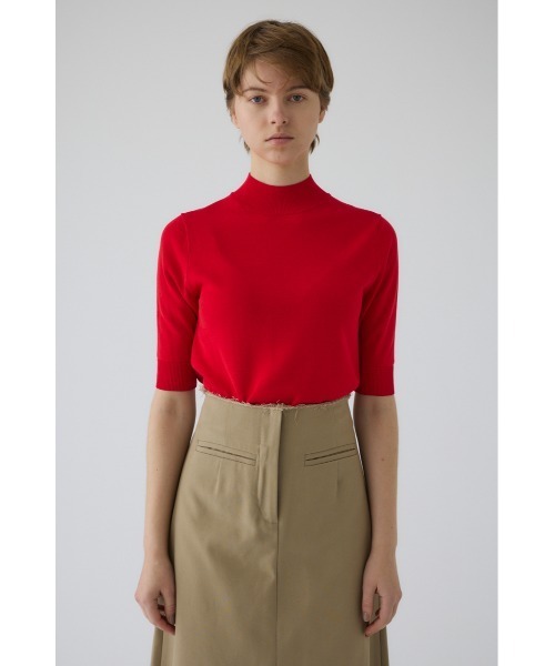 Silk mix fit tops シルクミックスフィットトップス（ニット