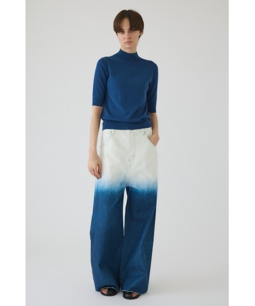 RIM.ARK（リムアーク）の「Silk mix fit tops シルクミックスフィットトップス（ニット/セーター・レディース・ベージュ/ブルー/レッド/ブラック・38/36）」の18枚目の写真