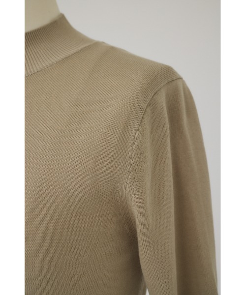 RIM.ARK（リムアーク）の「Silk mix fit tops シルクミックスフィットトップス（ニット/セーター・レディース・ベージュ/ブルー/レッド/ブラック・38/36）」の12枚目の写真