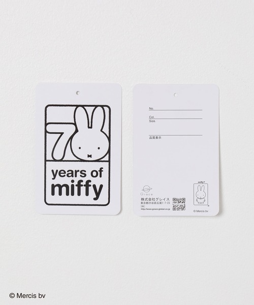 Honeys（ハニーズ）の「【ＵＶカット】ミッフィー／ゆるＴシャツ（Tシャツ/カットソー・レディース・ホワイト/イエロー/スミクロ/ラベンダー・L/LL/M/S/SS）」の5枚目の写真