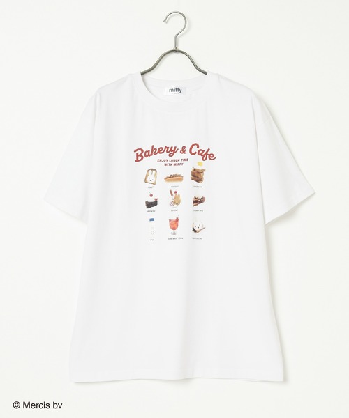 Honeys（ハニーズ）の「【ＵＶカット】ミッフィー／ゆるＴシャツ（Tシャツ/カットソー・レディース・ホワイト/イエロー/スミクロ/ラベンダー・L/LL/M/S/SS）」の10枚目の写真