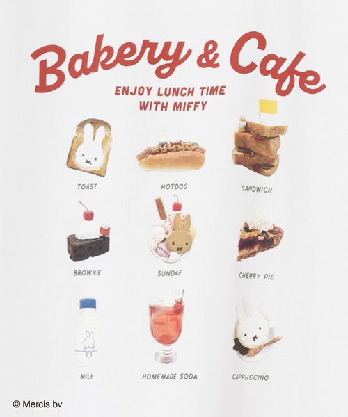 Honeys（ハニーズ）の「【ＵＶカット】ミッフィー／ゆるＴシャツ（Tシャツ/カットソー・レディース・ホワイト/イエロー/スミクロ/ラベンダー・L/LL/M/S/SS）」の12枚目の写真