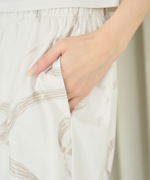 ほぼ新品⭐︎snidel home moispro ルームウェア上下 スナイデルホーム SNIDEL HOME 【Moispro】開襟シャツ パジャマ