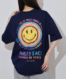 SMILEY FACEオーバーサイズ ヘビーウエイト半袖Tシャツ