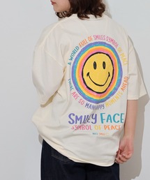 SMILEY FACEオーバーサイズ ヘビーウエイト半袖Tシャツ