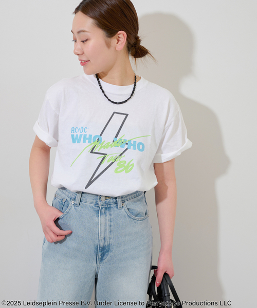 GOOD ROCK SPEED（グッドロックスピード）の「《追加》別注【GOOD ROCK SPEED】ロックTEE（Tシャツ/カットソー・レディース・ブラック×ブラック/オフホワイト/ホワイト/ライトホワイト/ブラックミックス・SMALL/LARGE）」の13枚目の写真