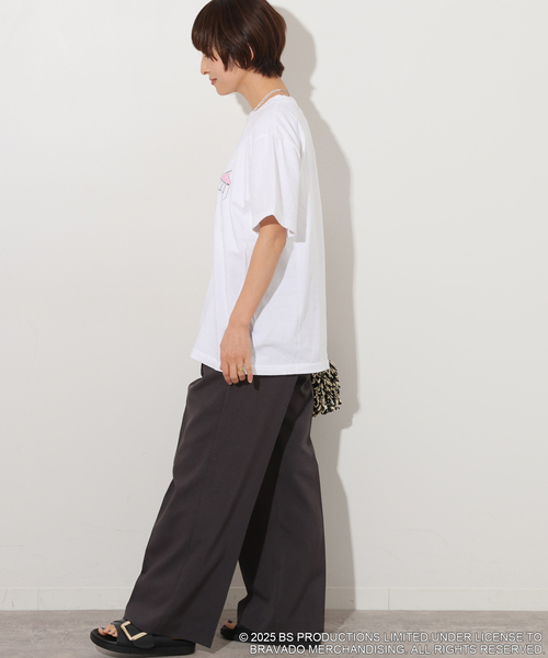 GOOD ROCK SPEED（グッドロックスピード）の「《追加》別注【GOOD ROCK SPEED】ロックTEE（Tシャツ/カットソー・レディース・ブラック×ブラック/オフホワイト/ホワイト/ライトホワイト/ブラックミックス・SMALL/LARGE）」の18枚目の写真