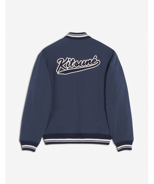 MAISON KITSUNÉ メゾンキツネ ネイビー スタジャン セール】TEDDY BLOUSON（スタジャン）｜Maison Kitsune（メゾン