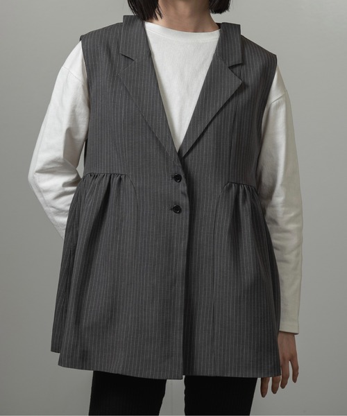 V neck layered vest（ベスト）｜lawgy（ラウジー）の