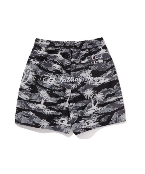 PALM TREE CAMO RELAXED FIT BEACH SHORTS（その他パンツ）｜A