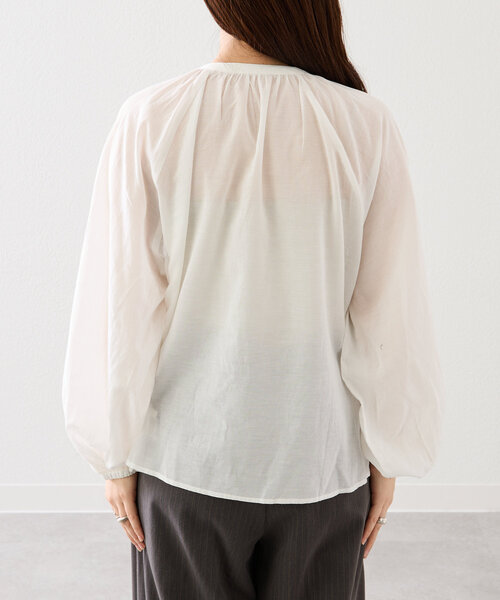 mystic(ミスティック)の「FANAKA ruffle blouse(シャツ/ブラウス・レディース・ホワイト/ブラック・FREE)」の9枚目の写真