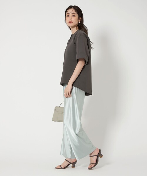 UNITED ARROWS(ユナイテッドアローズ)の「LIGHT SPONGY ブラウス(シャツ/ブラウス・レディース・オフホワイト/ブラック/ダークグレー・FREE)」の9枚目の写真