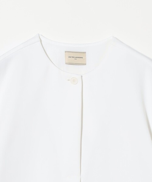 UNITED ARROWS(ユナイテッドアローズ)の「LIGHT SPONGY ブラウス(シャツ/ブラウス・レディース・オフホワイト/ブラック/ダークグレー・FREE)」の12枚目の写真