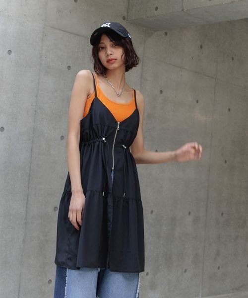 PAGEBOY（ページボーイ）の「フロントZIPチュニックワンピース
