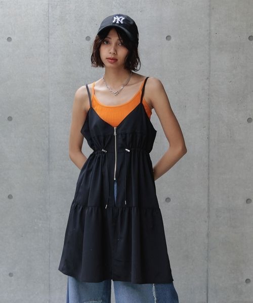 1218ページです♡ フロントZIPチュニックワンピース(ワンピース)|PAGEBOY