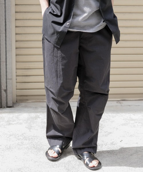 FORK&SPOON（フォークアンドスプーン）の「FORK&SPOON　コットンタイプライターニータックパンツ（その他パンツ・メンズ・ブラック/カーキ・4/5）」の20枚目の写真