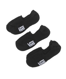 VANSｱﾊﾟﾚﾙ(WJ) ヴァンズ Foot Cover 3P SKS SOCKS 125R7210600 ABC-MART限定 BLACK