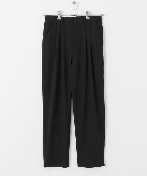 SENSE OF PLACE by URBAN RESEARCH（センスオブプレイスバイアーバンリサーチ）の「ダブルタックテーパードパンツ（その他パンツ・メンズ・ブラック/ライトベージュ/チャコールグレー/ブラウン・SMALL/MEDIUM/LARGE）」の5枚目の写真