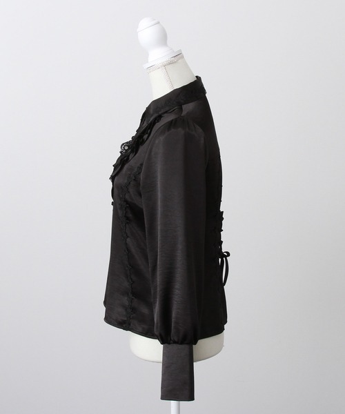 DearMyLove（ディアマイラブ）の「ゴシック風バラレースフリルブラウス（シャツ/ブラウス・レディース・ブラック/ボルドー/パープル・MEDIUM/LARGE/LL/3L）」の20枚目の写真