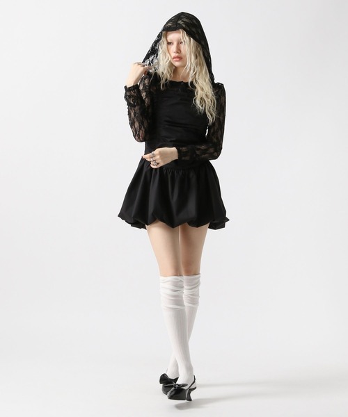 FOREVER 21（フォーエバー トゥエンティーワン）の「【2025SS】バルーンキャミワンピース（ワンピース・レディース・オフホワイト/ブラック/ブラウン/ドット・SMALL/MEDIUM）」の17枚目の写真