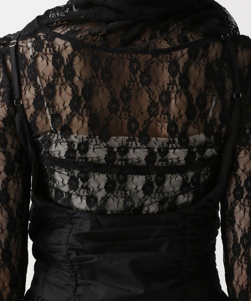 FOREVER 21（フォーエバー トゥエンティーワン）の「【2025SS】バルーンキャミワンピース（ワンピース・レディース・オフホワイト/ブラック/ブラウン/ドット・SMALL/MEDIUM）」の22枚目の写真