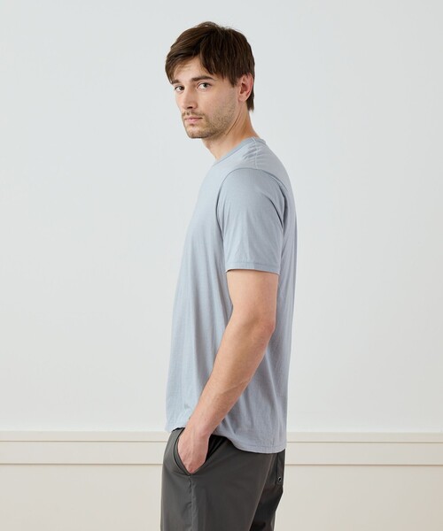 JAMES PERSE(ジェームスパース)の「リュクスジャージー クルーネックTシャツ MELJ3199(Tシャツ/カットソー・メンズ・グレー/ライトグレー・1/0)」の9枚目の写真