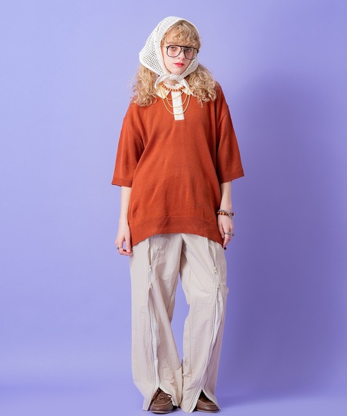 a.p.o.v.(エーピーオービー)の「a.p.o.v. フロントダブルジップツートーンナイロンパンツ(その他パンツ・メンズ・ベージュ/ブラック/カーキ/グレー/チャコール・M)」の13枚目の写真